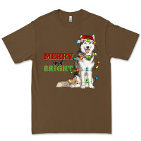 Cacao Merry And Bright Husky Premium Tee - RanaPortraitStore