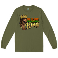 Army Green Black king Long Sleeve Tee - HowdyJamesFarm