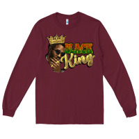 Burgundy Black king Long Sleeve Tee - HowdyJamesFarm