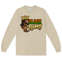 Mushroom Black king Long Sleeve Tee - HowdyJamesFarm