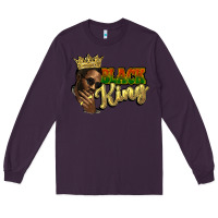 Plum Black king Long Sleeve Tee - HowdyJamesFarm