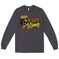Smoke Black king Long Sleeve Tee - HowdyJamesFarm