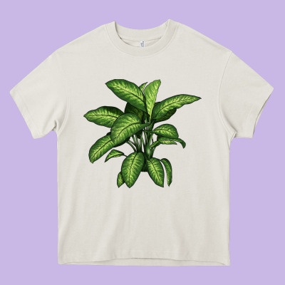 Dumb Cane Heavy Core Tee Designed By Lillyallendesigns
