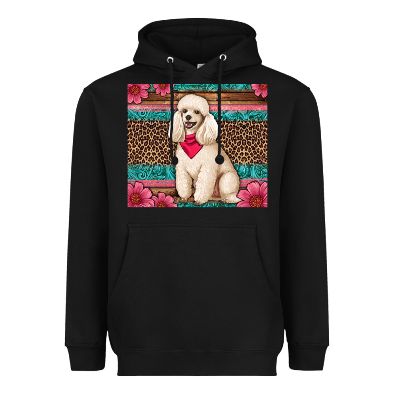 Standart Poodle Floral Heavyweight Hoodie by Artiststas | Teevron