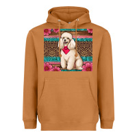 Meerkat standart poodle floral Heavyweight Hoodie - Artiststas