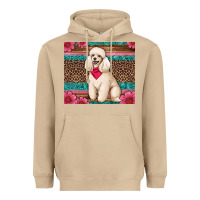 Mushroom standart poodle floral Heavyweight Hoodie - Artiststas