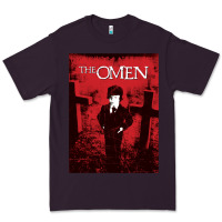 Plum The Omen Horror Movie Premium Tee - minhPixels