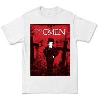 White The Omen Horror Movie Premium Tee - minhPixels