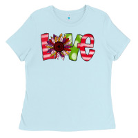 Baby Blue love sunflower Ladies Tee - Bettercallsaul
