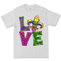 Dove Grey mardi gras love Premium Tee - RanaPortraitStore