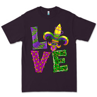 Plum mardi gras love Premium Tee - RanaPortraitStore