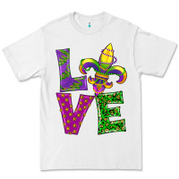 White mardi gras love Premium Tee - RanaPortraitStore