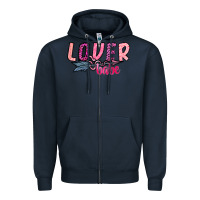 Navy Lover Babe Zipper Hoodie - SublimationCraftShop
