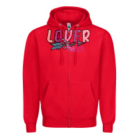 Red Lover Babe Zipper Hoodie - SublimationCraftShop