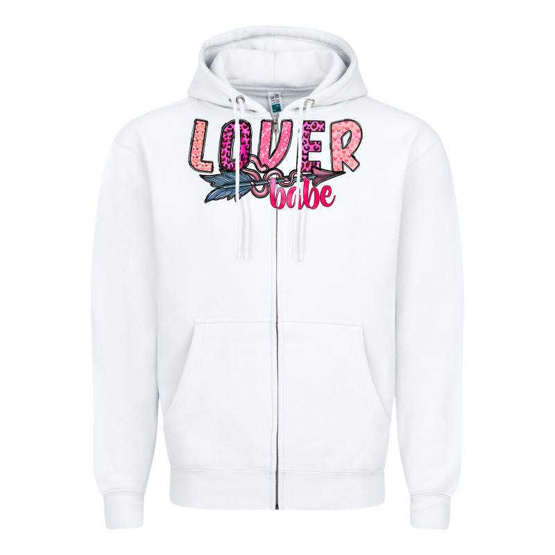 Lover Babe Zipper Hoodie by SublimationCraftShop | Teevron