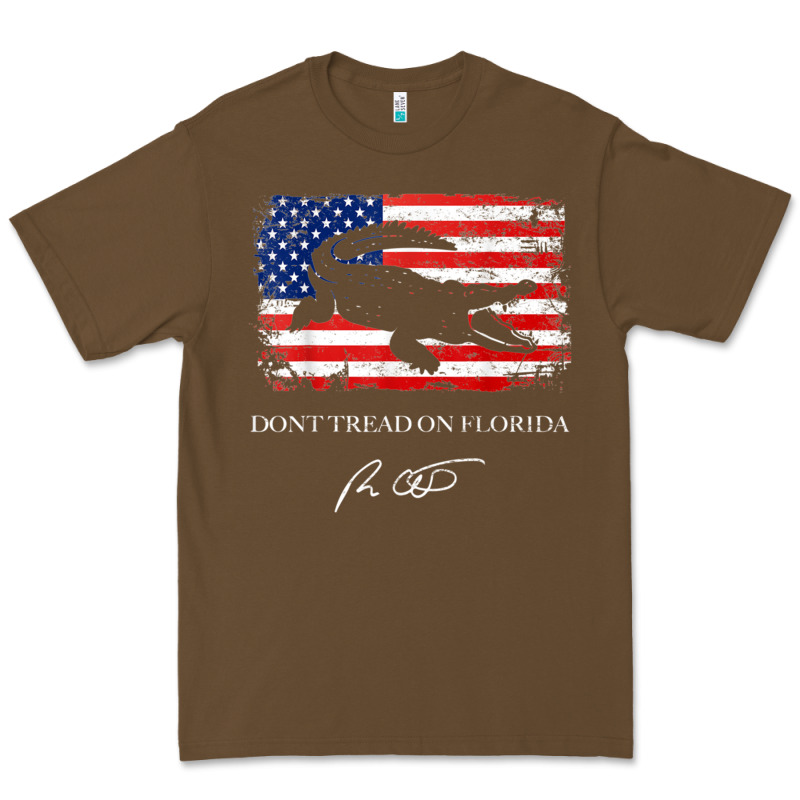 Don_t Tread On Florida Governor Ron Desantis 2022 Usa Flag Premium Tee by minhPixels | Teevron