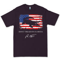 Plum Don_t Tread On Florida Governor Ron DeSantis 2022 USA Flag Premium Tee - minhPixels