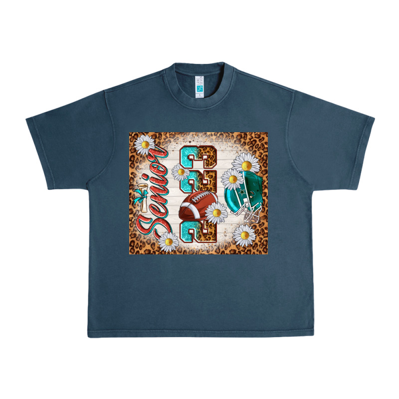 Senior 2023 Football Urban Heavy Tee by TumblerDesignByShophia | Teevron