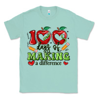 Seafoam 100 days of making a difference Classic Tee - Artiststas