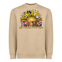 Mushroom Teacher Heavyweight Sweatshirt - CowhideDigitalArt