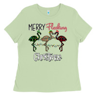 Matcha Merry Flocking Christmas Ladies Tee - Bettercallsaul