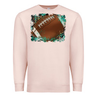 Pale Pink sports football background Premium Sweatshirt - Artiststas