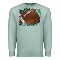 Seafoam sports football background Premium Sweatshirt - Artiststas