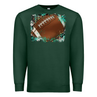 Sports Green sports football background Premium Sweatshirt - Artiststas