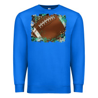 True Royal sports football background Premium Sweatshirt - Artiststas