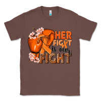Chestnut Her fight is our fight Kidney Cancer orange ribbon Classic Tee - NancyCooperArtShop
