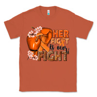 Copper Her fight is our fight Kidney Cancer orange ribbon Classic Tee - NancyCooperArtShop