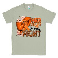 Matcha Her fight is our fight Kidney Cancer orange ribbon Classic Tee - NancyCooperArtShop