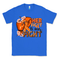 True Royal Her fight is our fight Kidney Cancer orange ribbon Classic Tee - NancyCooperArtShop