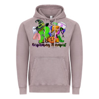Rt Respiratory Therapist Halloween Vintage Hoodie | Teevron