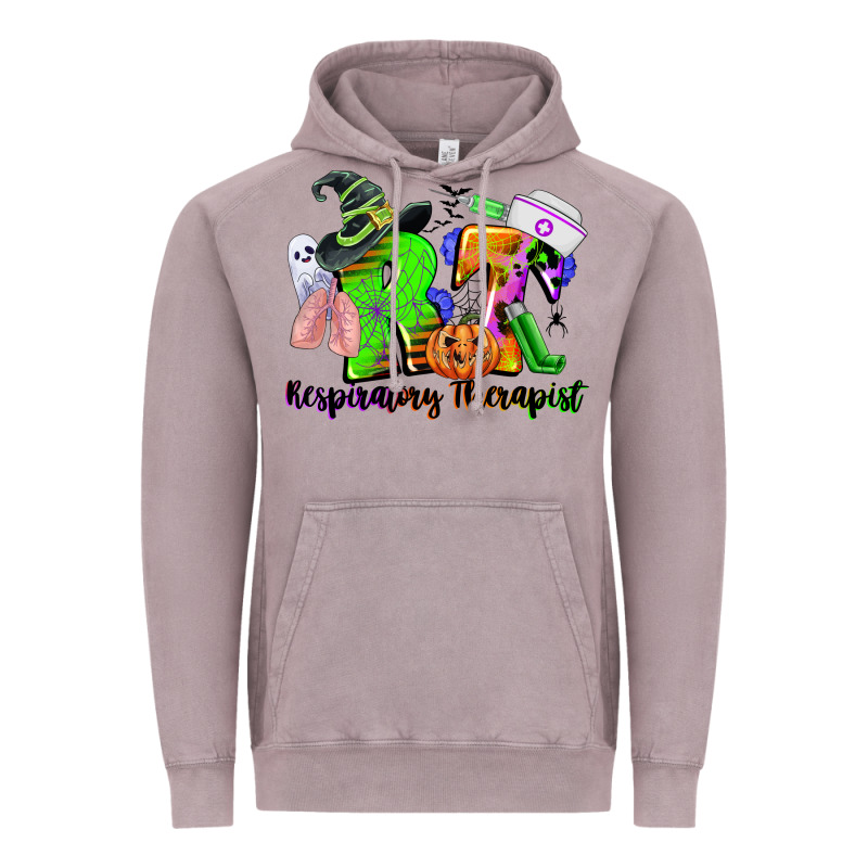 Rt Respiratory Therapist Halloween Vintage Hoodie by CowGirlArtShop | Teevron