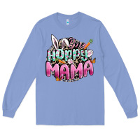 Colony Blue One hoppy mama Easter Day Long Sleeve Tee - CowGirlArtShop