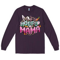 Plum One hoppy mama Easter Day Long Sleeve Tee - CowGirlArtShop