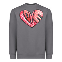 Storm heart shaped love valentine's day Heavyweight Sweatshirt - LillyAllenDesigns