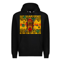 Black african mask tumbler Premium Hoodie - BundleAndBundleShop