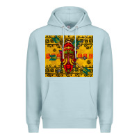 Blue Mist african mask tumbler Premium Hoodie - BundleAndBundleShop