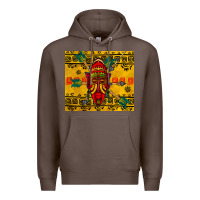 Coffee african mask tumbler Premium Hoodie - BundleAndBundleShop