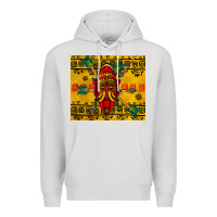 Dove Grey african mask tumbler Premium Hoodie - BundleAndBundleShop