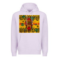 Lilac african mask tumbler Premium Hoodie - BundleAndBundleShop