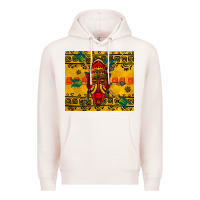 Pale Pink african mask tumbler Premium Hoodie - BundleAndBundleShop