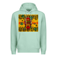 Seafoam african mask tumbler Premium Hoodie - BundleAndBundleShop
