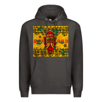 Smoke african mask tumbler Premium Hoodie - BundleAndBundleShop