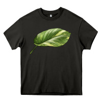 Asphalt Golden Pothos Leaf Heavy Core Tee - LillyAllenDesigns