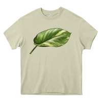 Mossy Golden Pothos Leaf Heavy Core Tee - LillyAllenDesigns