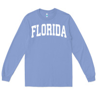 Colony Blue Florida Crewneck Sweatshirt Sports College Style State Gifts Long Sleeve Tee - minhPixels