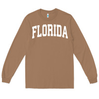 Toasted Coconut Florida Crewneck Sweatshirt Sports College Style State Gifts Long Sleeve Tee - minhPixels